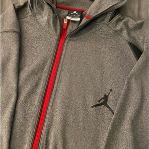 Jordan dri-fit zip-up hoodie